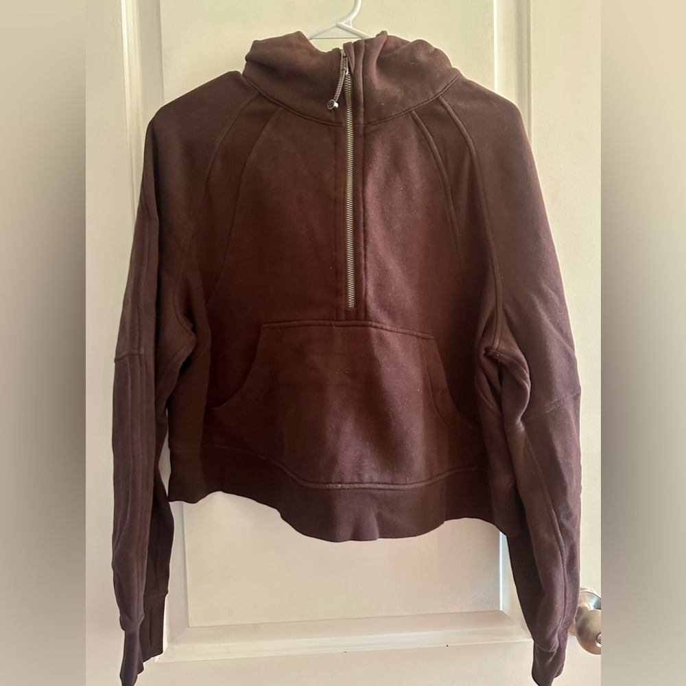 Lululemon Athletica Dark Brown Zip-Up Jacket